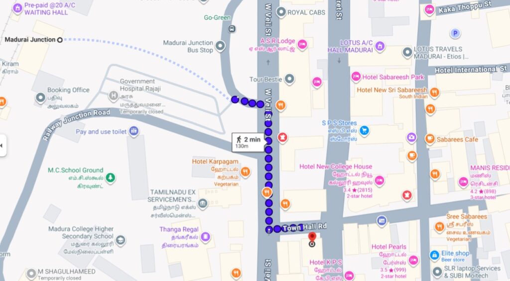 madurai map